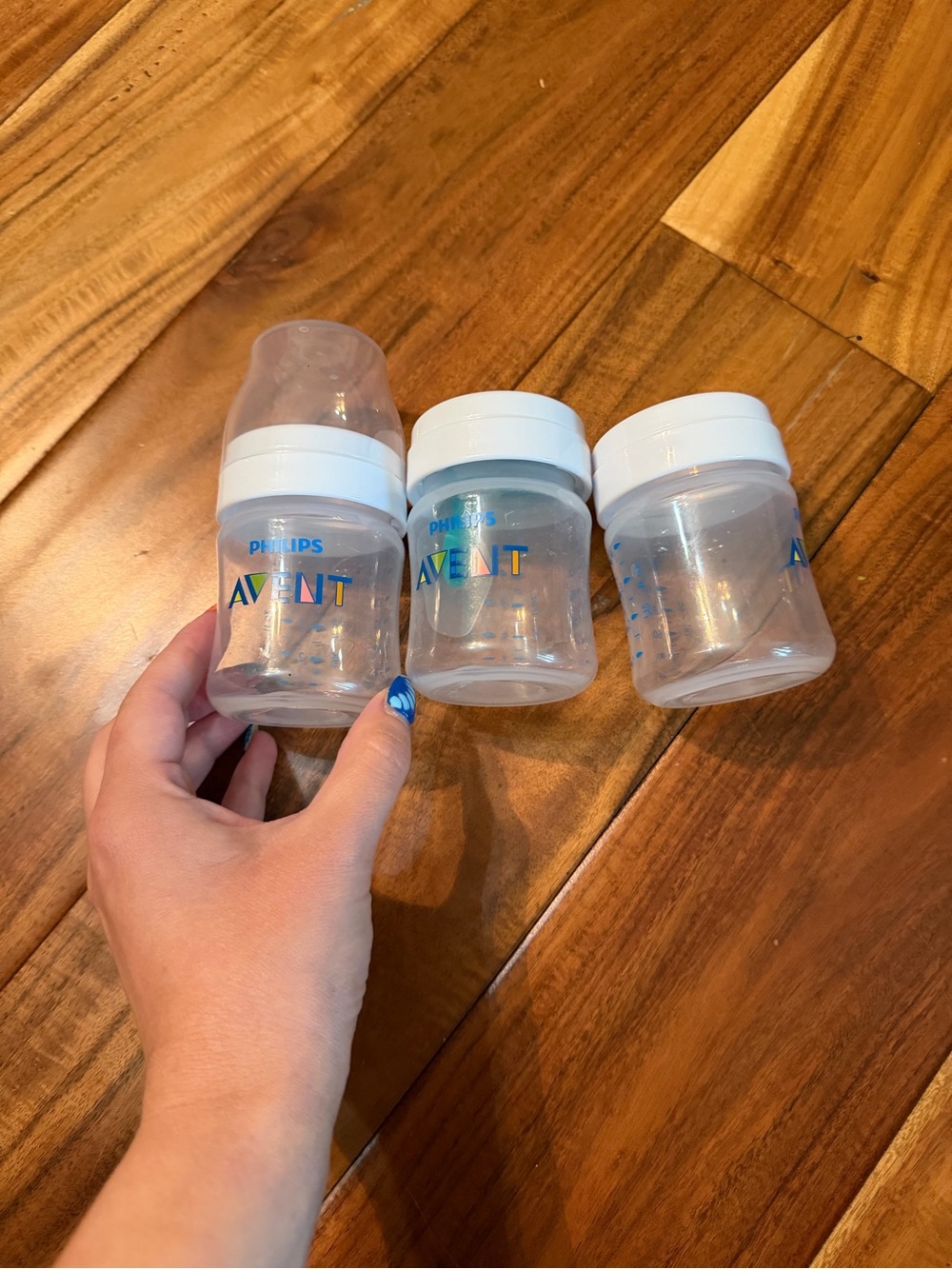 3 avent 4 oz baby bottles